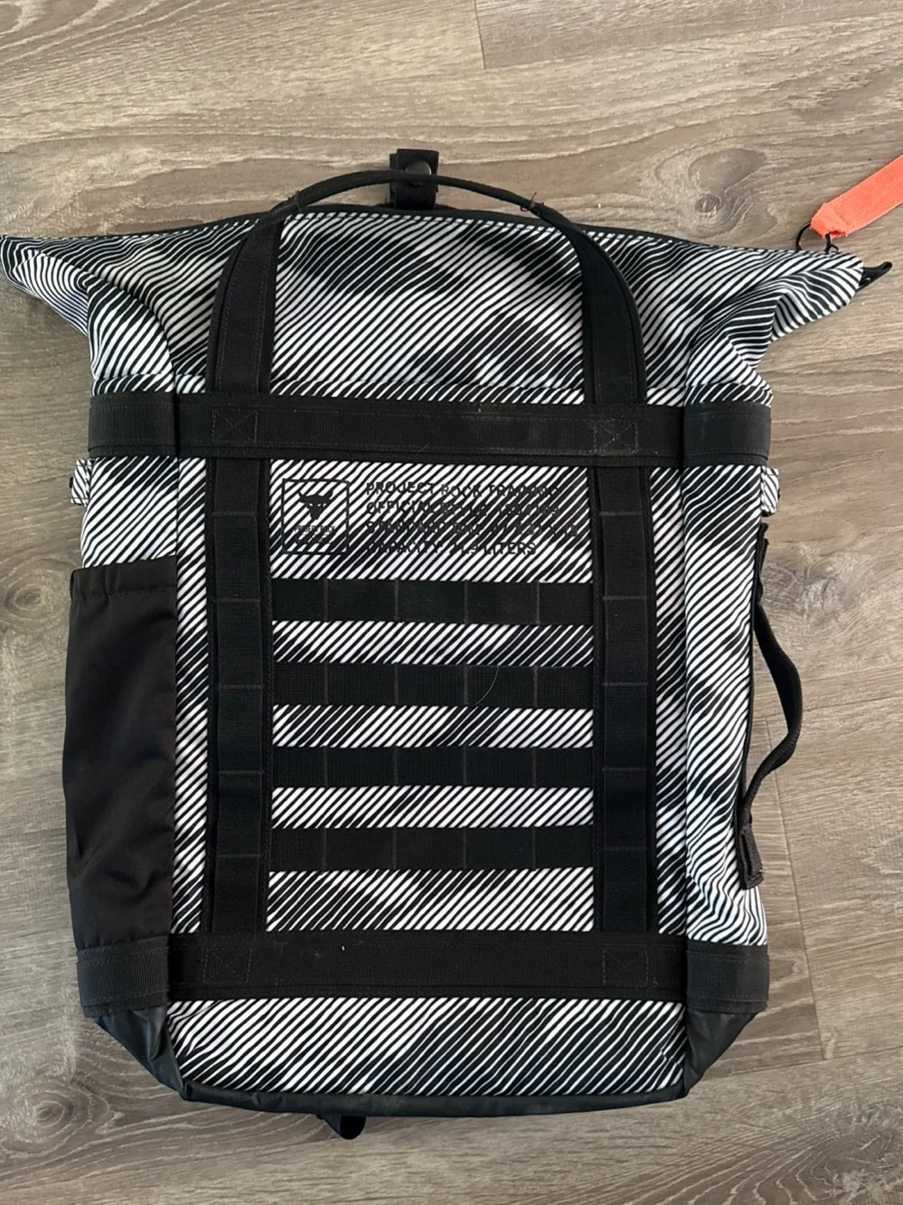 Under Armour UA UNISEX Project Rock Box Duffle Backpack BLACK GREY Bag